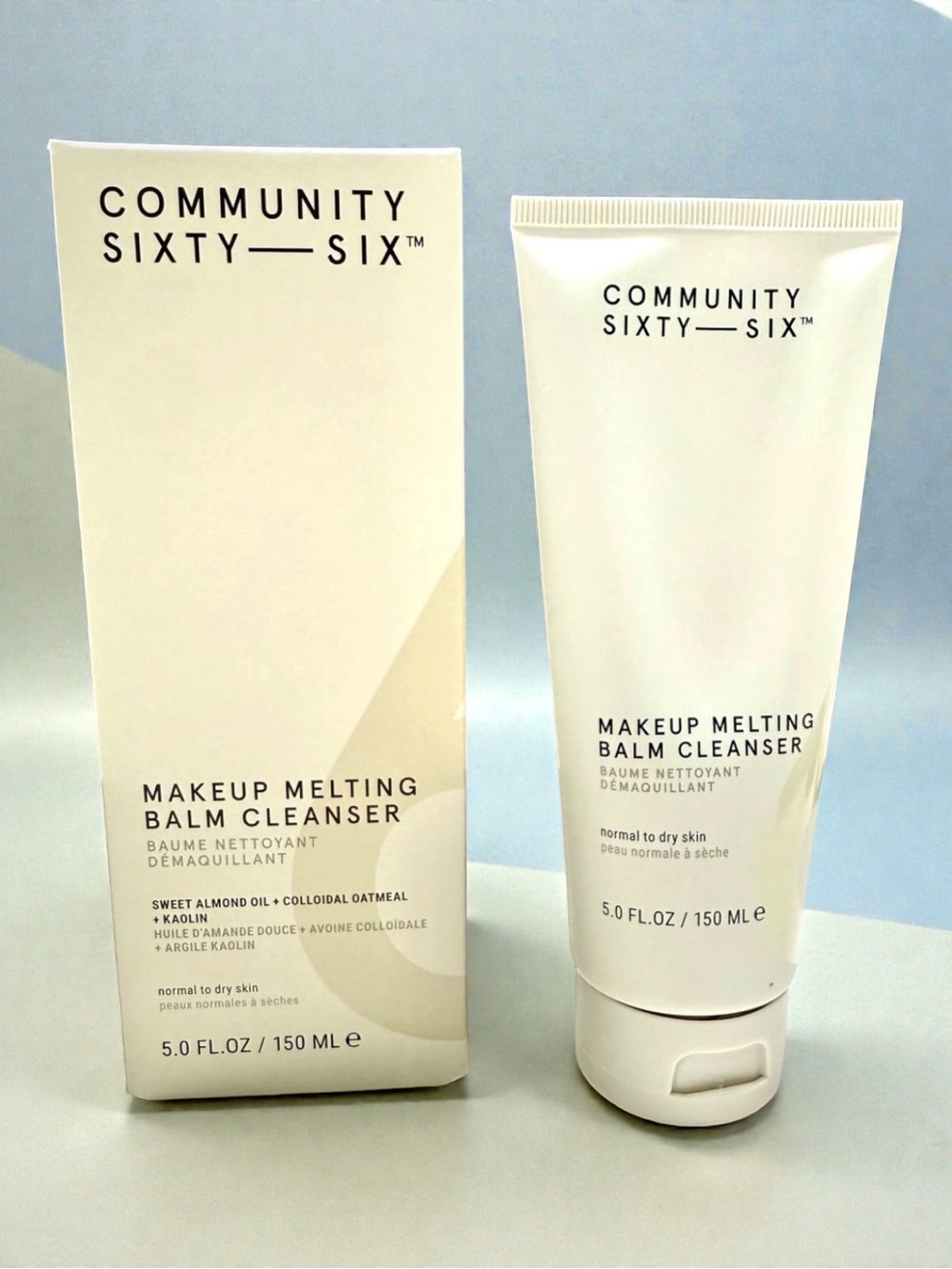 Community Sixty-Six Makeup Melting Balm Cleanser 150ml–Almond &Colloidal Oatmeal